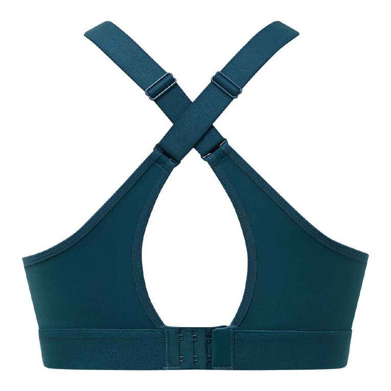 Active Intent Women's Action Sports Bra, Green Dark, hi-res