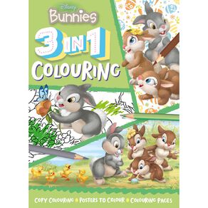 Disney Bunnies 3 In 1 Colouring