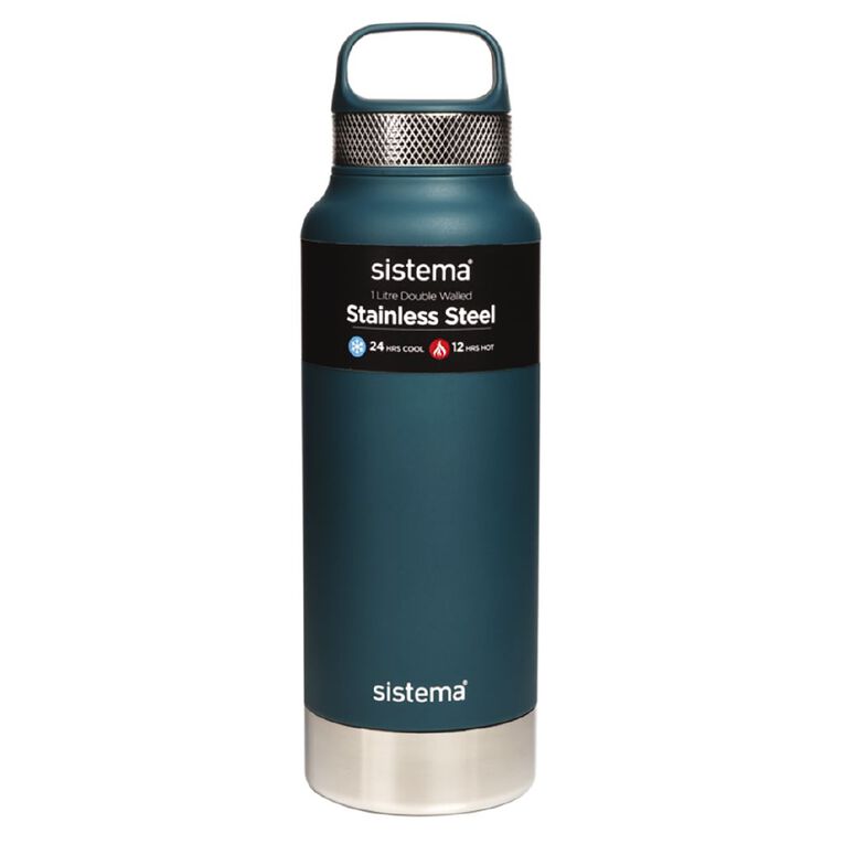 Sistema Stainless Steel Bottle 1L Assorted, , hi-res