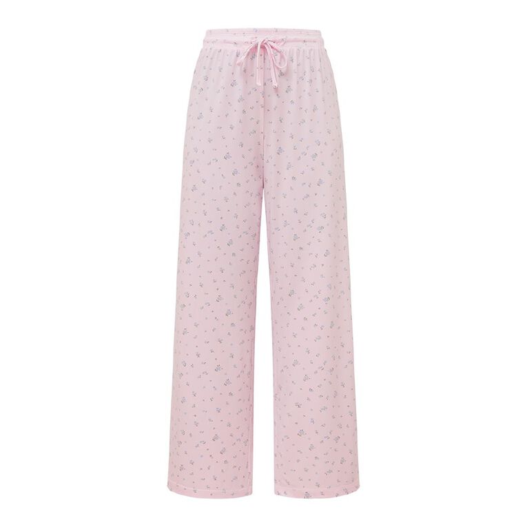 H&H Women's Comfy Pyjama Pants, Pink Light, hi-res
