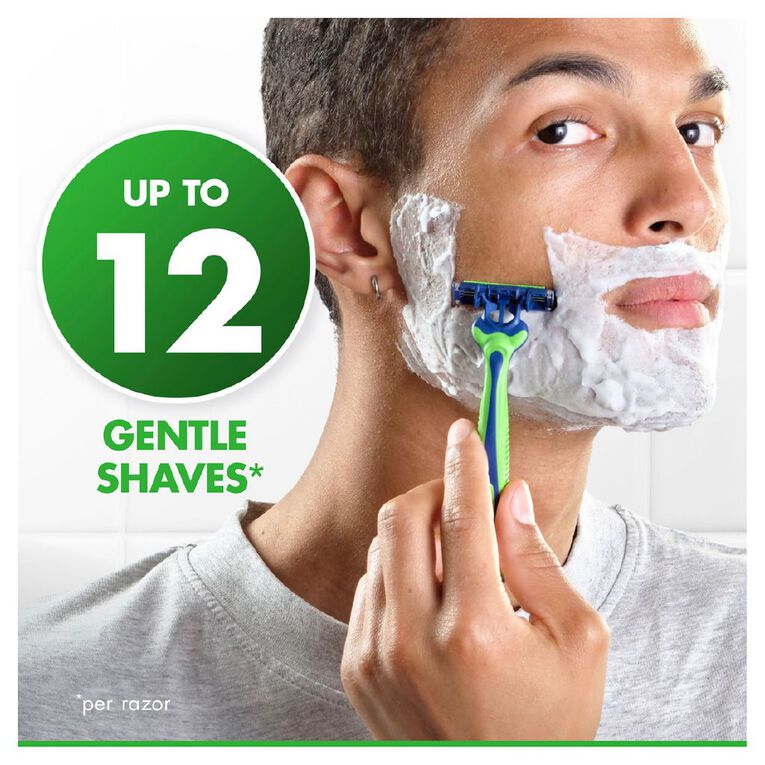 Gillette Sensor 3 Sensitive Disposable Razor 4 Pack, , hi-res