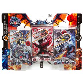 Circuit Samurai Trading Card Transformer 3 Pack Assorted