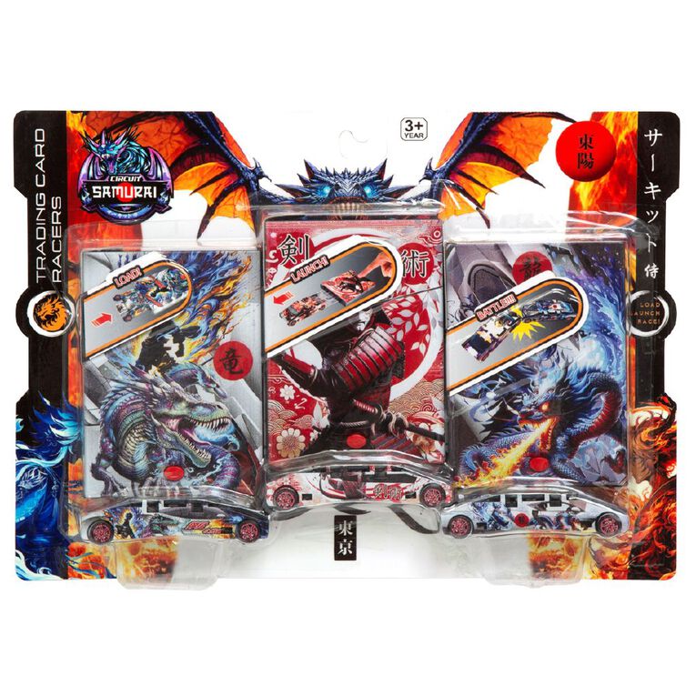 Circuit Samurai Trading Card Transformer 3 Pack Assorted, , hi-res