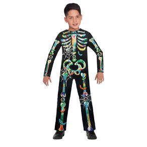 Scarehouse Rainbow Skelly Costume 6-8 Years