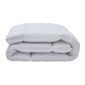 Living & Co Mattress Topper Ball Fibre Soft White Single