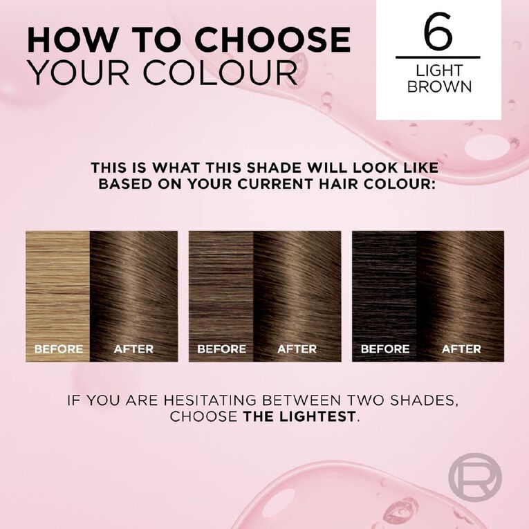 L'Oreal Paris Excellence Creme Hair Colour Light Brown 6, , hi-res