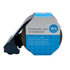 WS WS Packaging Tape On Dispenser Tan 48mm X 100m