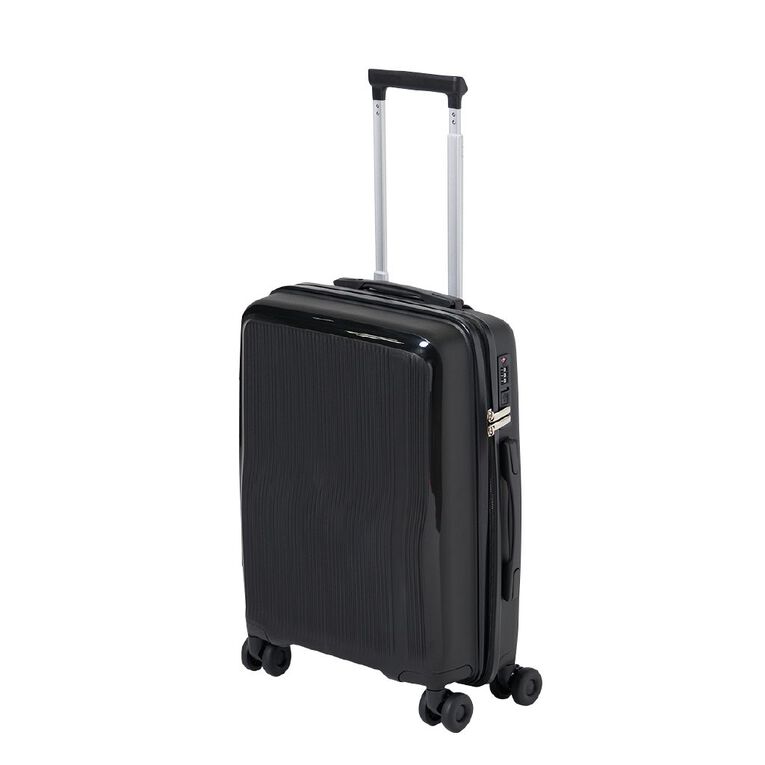 Intrepid Hardside Suitcases 2 Piece Set Black, , hi-res