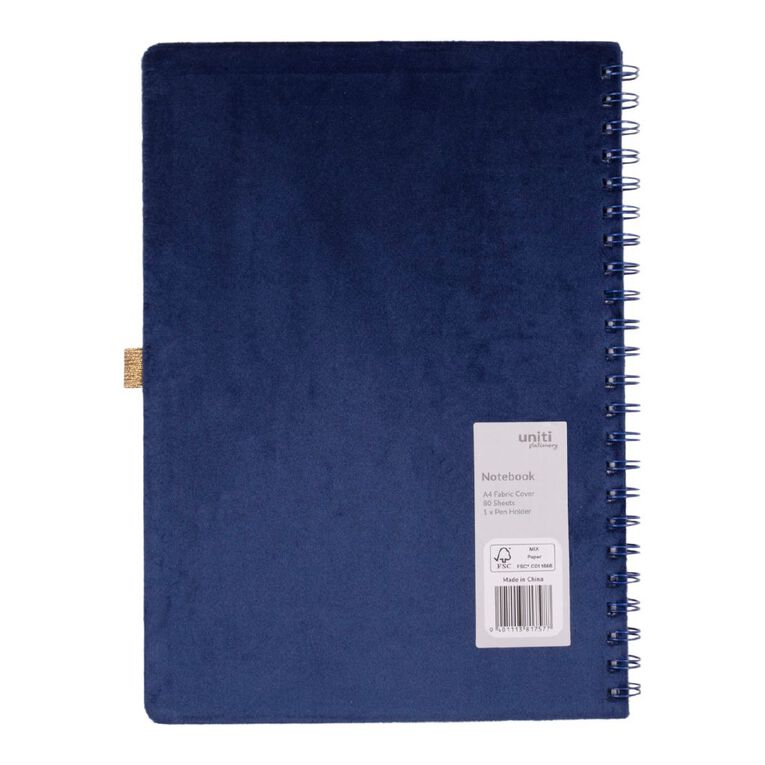 Uniti Stationery Multi Colour Wave A4 Notebook, , hi-res