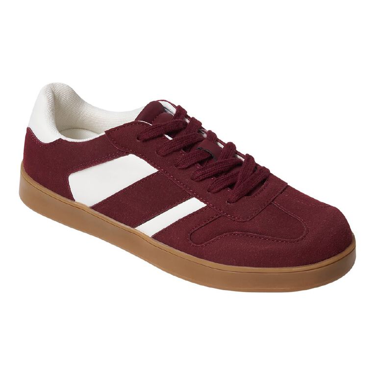 H&H Women's Women's Piper Sneakers, Burgundy, hi-res