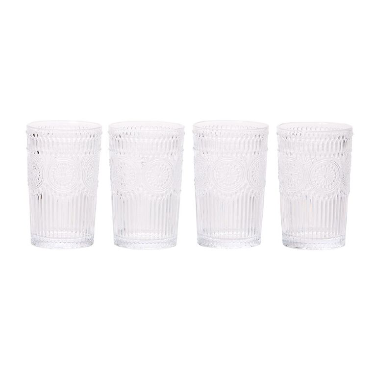 Living & Co Cairo HiBall Clear 4 Pack, , hi-res