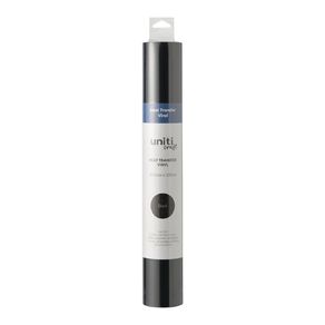Uniti Craft Heat Transfer Vinyl 30.5Cm X 100Cm Black