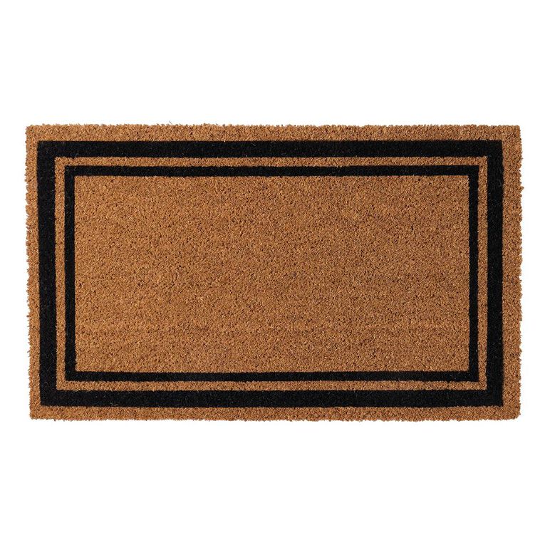 Living & Co Doormat Coir Print 45x100cm 45cm x 75cm, , hi-res