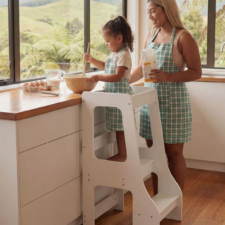 Babywise Kitchen Helper Tower White
