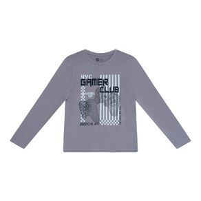 Young Original Print Long Sleeve Tee