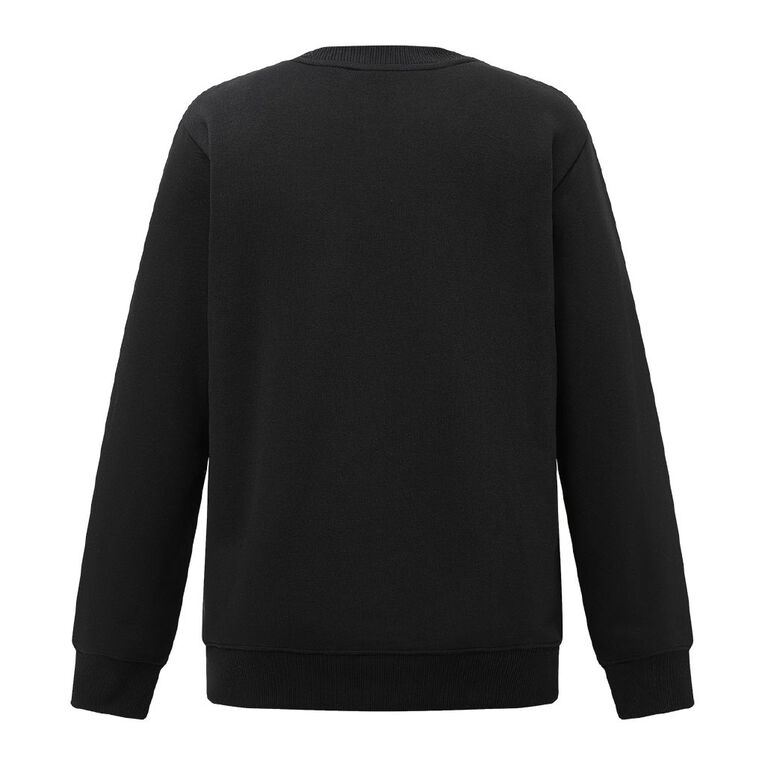 H&H Women's Classic Crew Sweatshirt, Black, hi-res