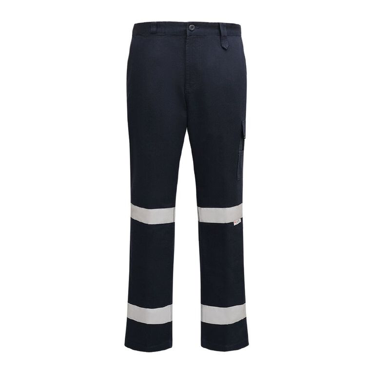 Rivet Men's Reflective Utility Pants, Navy, hi-res