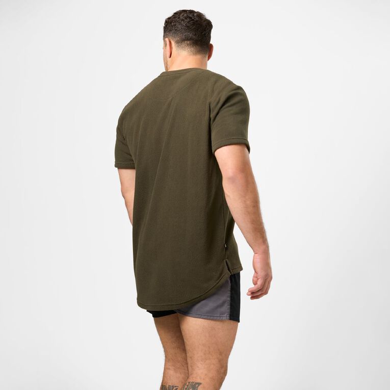 Back Country Adults' Solid Fleece Short Sleeve Tee, Green, hi-res