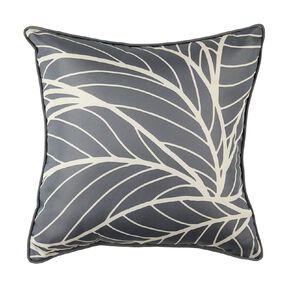 Living & Co Outdoor Cushion Leaves Grey 40cm x 40cm