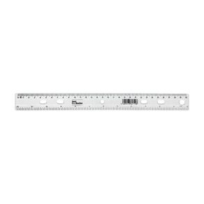 Just the Basics Plastic Ruler 30cm - Limit 6 per Customer