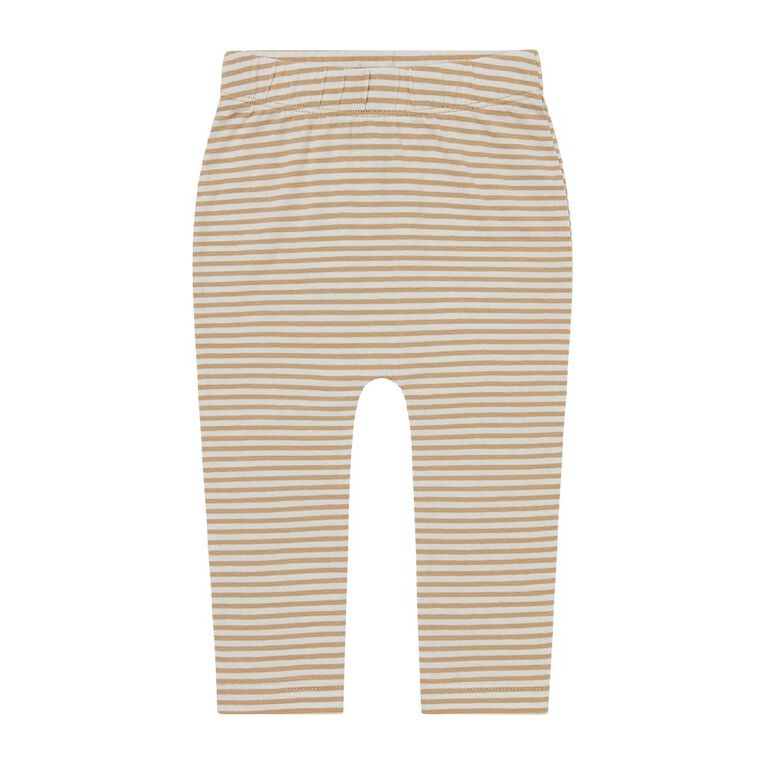 Young Original Babies' Printed Leggings 3 Pack, Brown Mid, hi-res