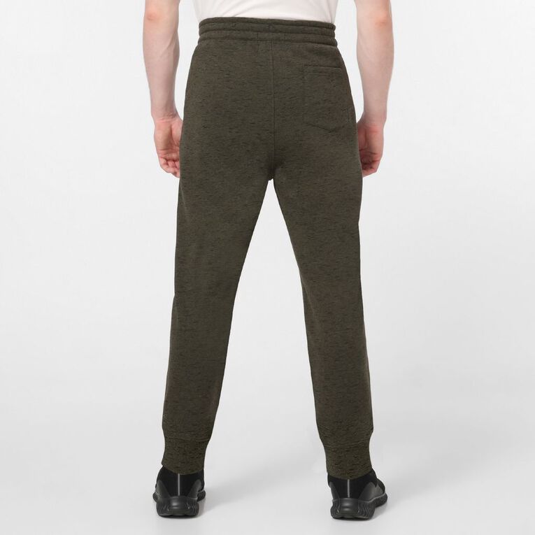 Garage Men's Space Dye Trackpants, Khaki Black, hi-res