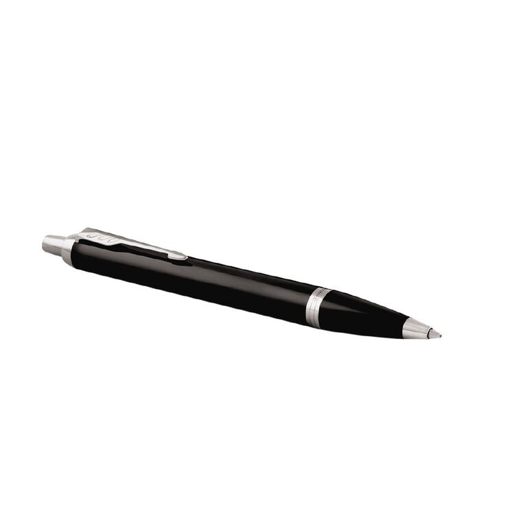 Parker IM Black Trim Ball Pen Blue, , hi-res