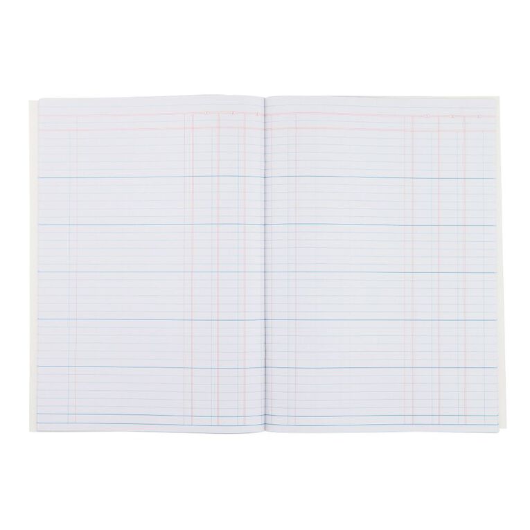 WS Analysis Book 3 Column Green Mid A4, , hi-res