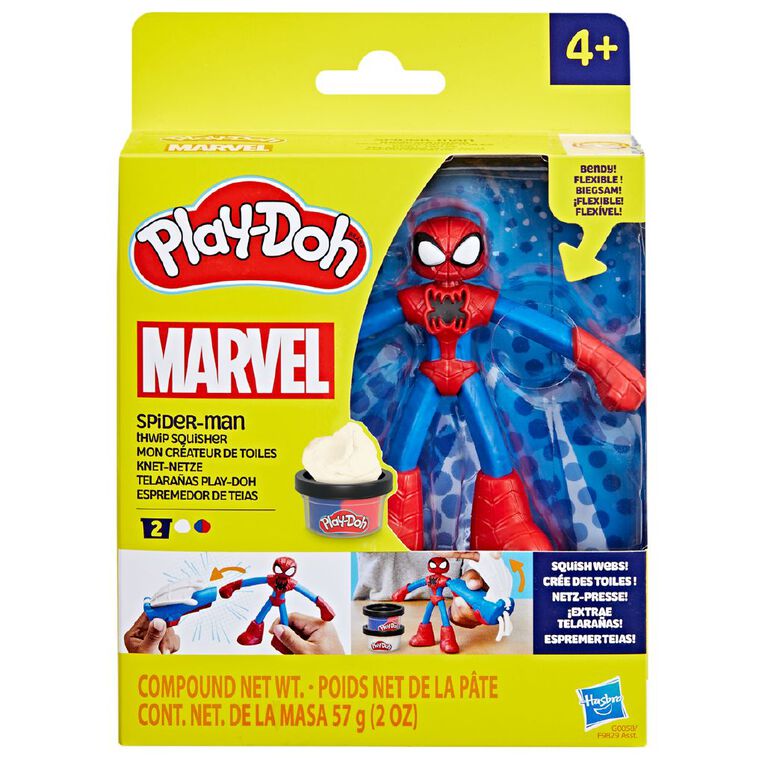 Play-Doh Spiderman Thwip Squisher, , hi-res