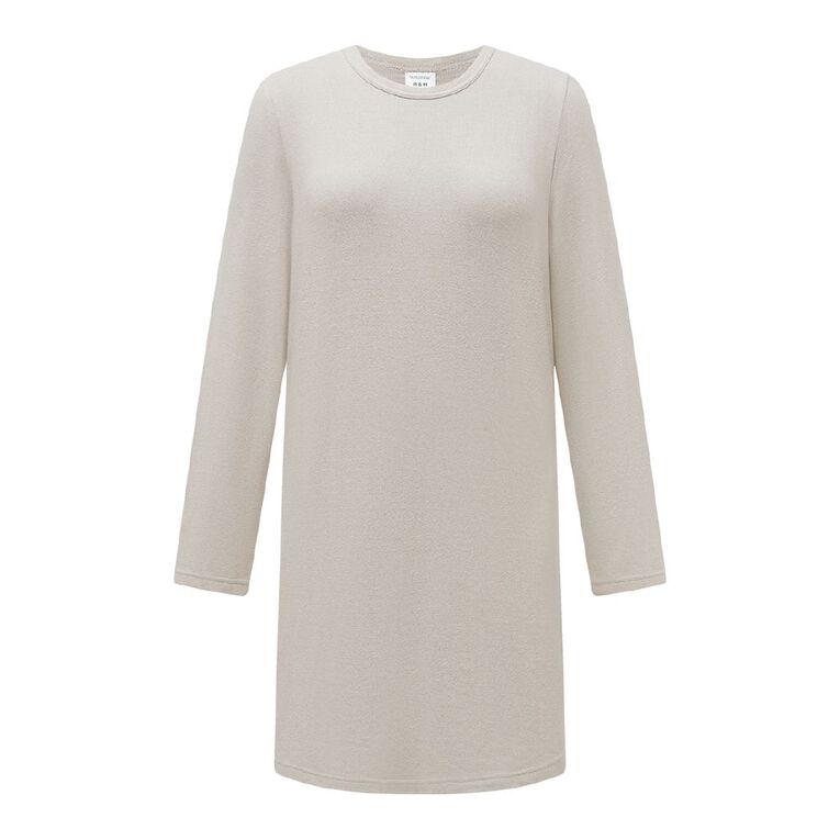 H&H Women's Soft Touch Nightie, Natural, hi-res