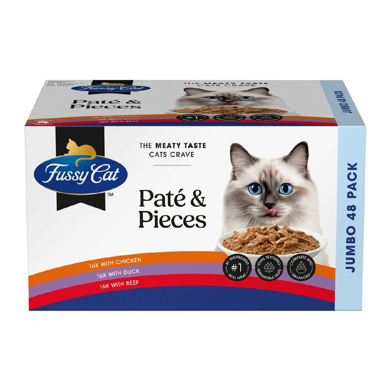 Fussy Cat Cat Twice as Tasty Pate & Pieces 48 Pack, , hi-res