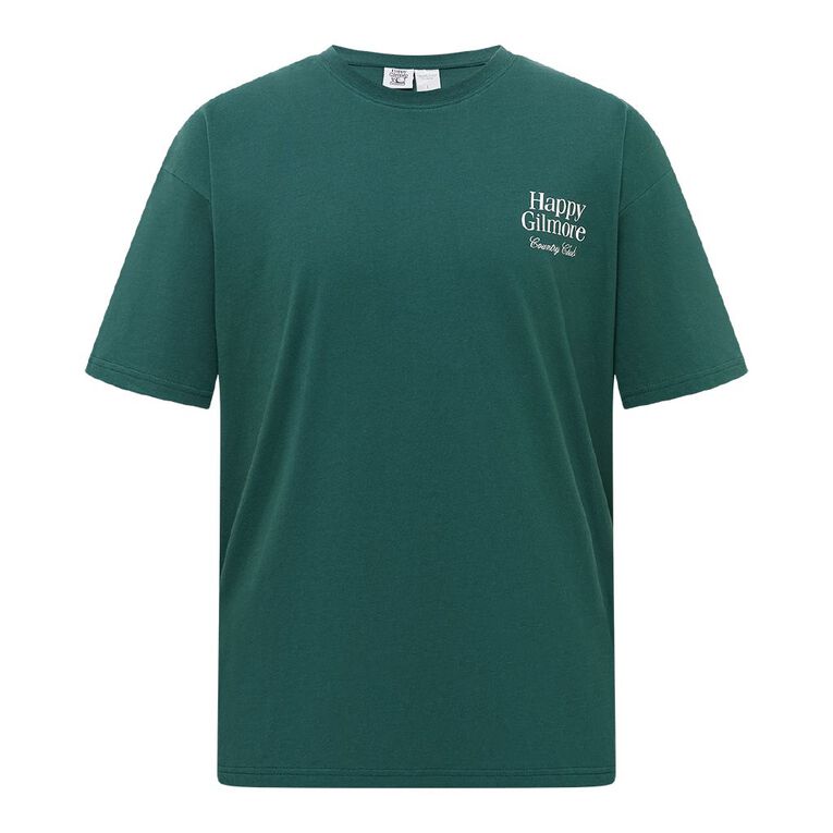Universal Happy Gilmore Men's Oversized Tee, Green Dark, hi-res
