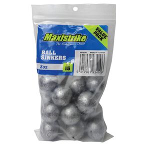 Maxistrike Sinker 2oz Ball 15 Piece