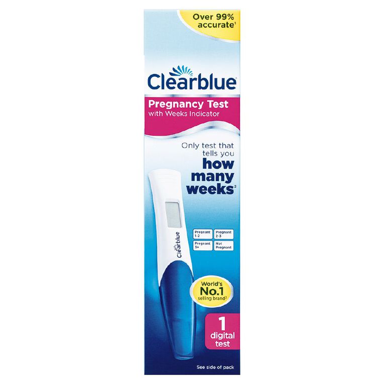 Clearblue Pregnancy Test Digital Test With Weeks Indicator 1 Pack, , hi-res