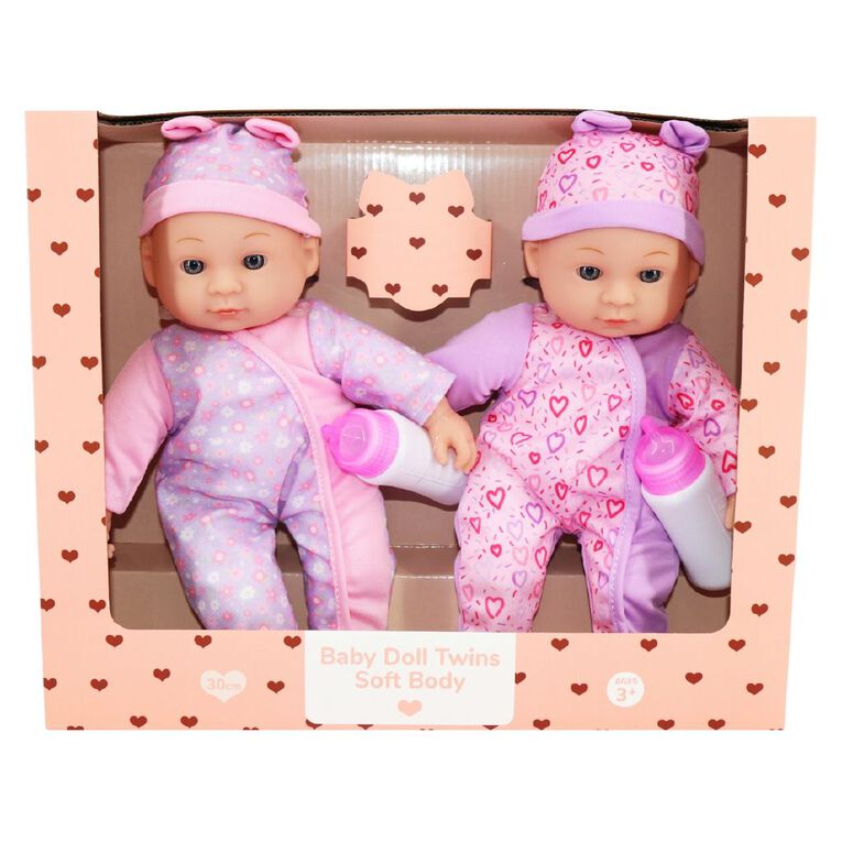 Baby Doll Twins 30cm Soft Body, , hi-res