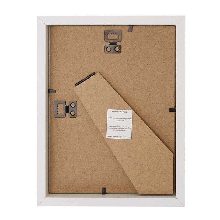 Living & Co Premium Photo Frame White 4in x 6in, White, hi-res