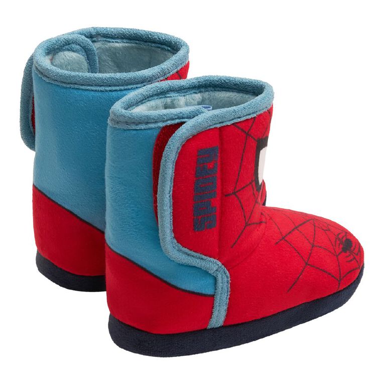 Spider-Man Junior Kids' Slipper Boots, Red, hi-res