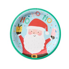 Wonderland Fun Festive Santa Plate 8 Pack