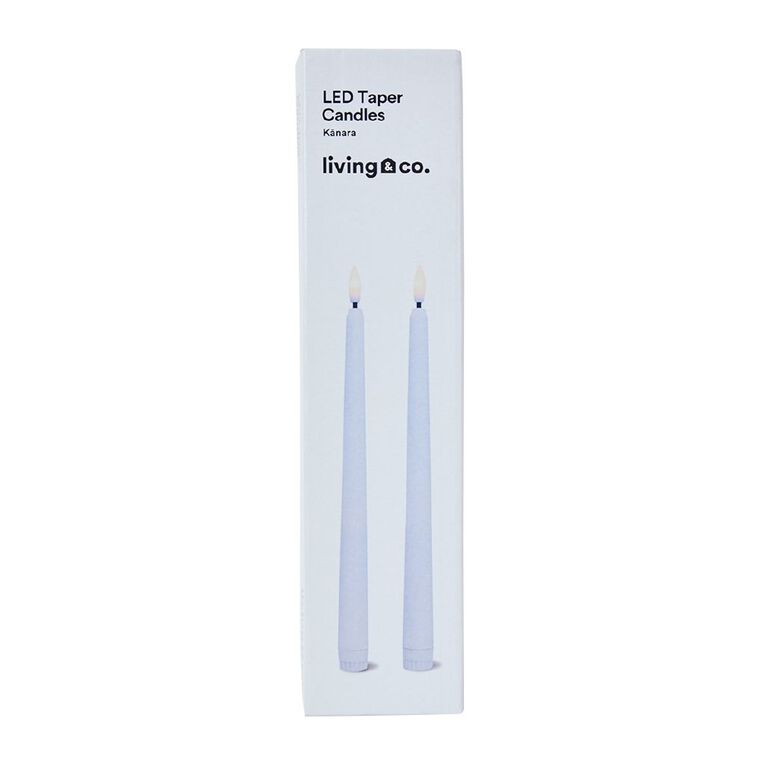 Living & Co LED Taper Candle 2 Pack, , hi-res