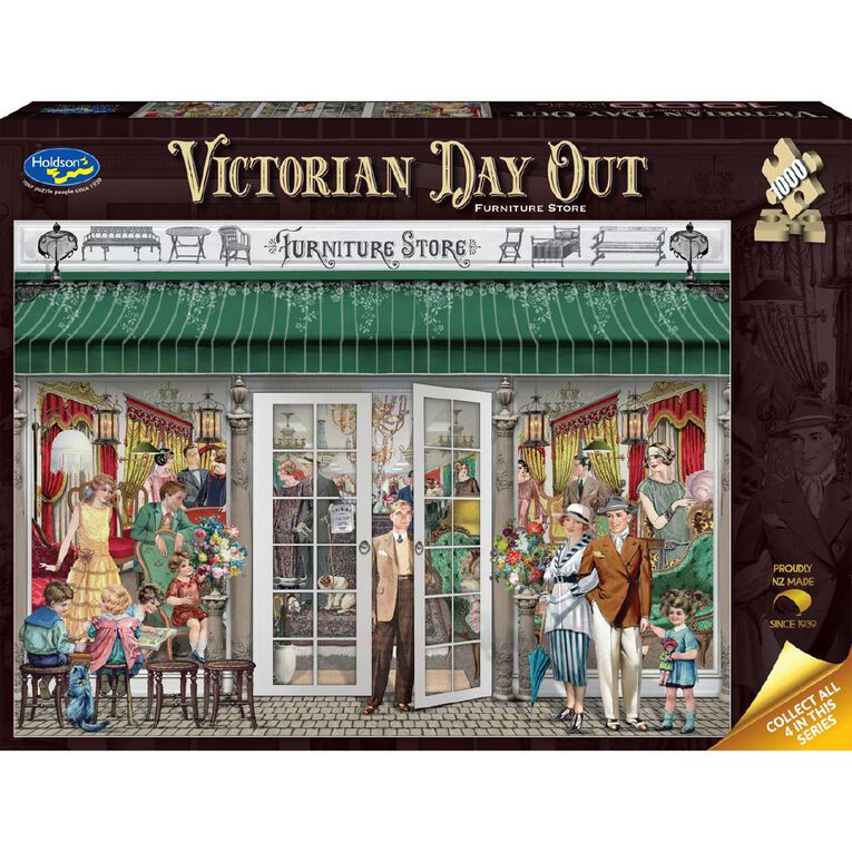Victorian Day Out 1000 Piece Jigsaw Puzzle Assorted, , hi-res