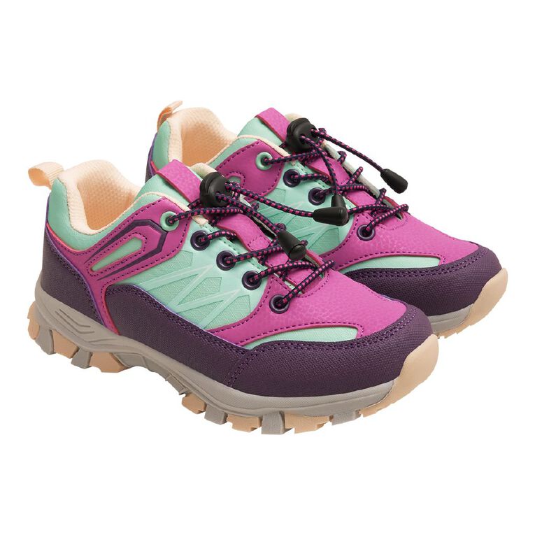 Active Intent Senior Kids' Tyler Trainers, Cream, hi-res