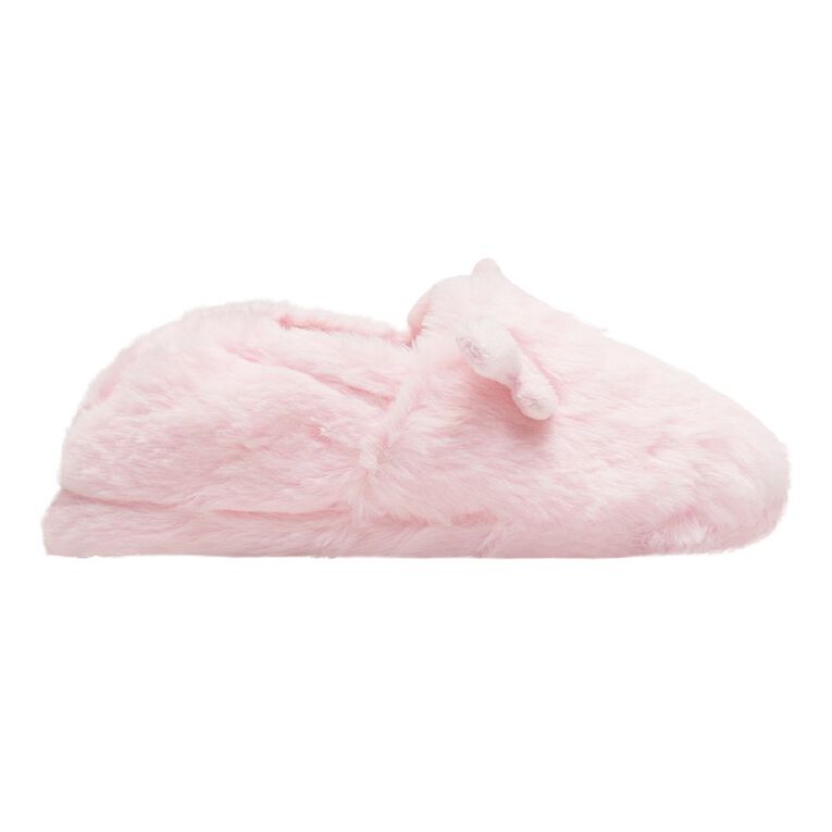 Young Original Senior Kids' Deer Closed Back Slippers, Pink, hi-res