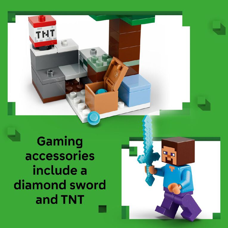 LEGO Minecraft Steve's Taiga Adventure 21583, , hi-res