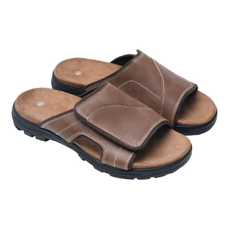 H&H Men's Shaun Sandals, Brown, hi-res