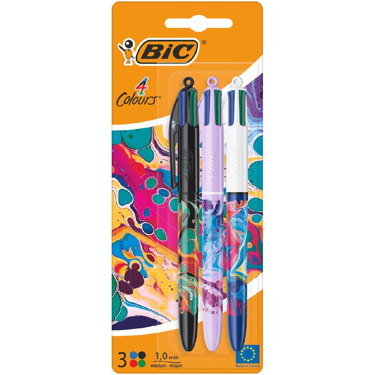 Bic 4 Colour Pen Decor Hydro, , hi-res