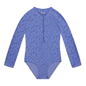 Young Original Long Sleeve Printed Swimsuit