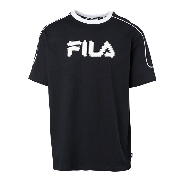 Fila Men's Deniz Tee, Black, hi-res