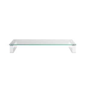 Bracom Universal Tabletop Monitor Riser Glass Top