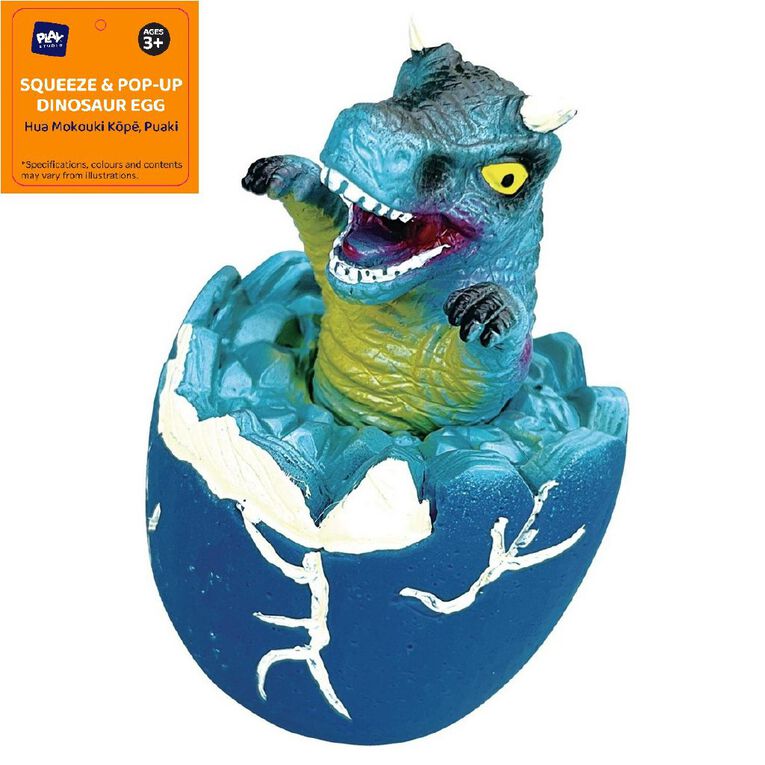 Play Studio Squeeze & Pop-Up Dinosaur Egg Assorted, , hi-res