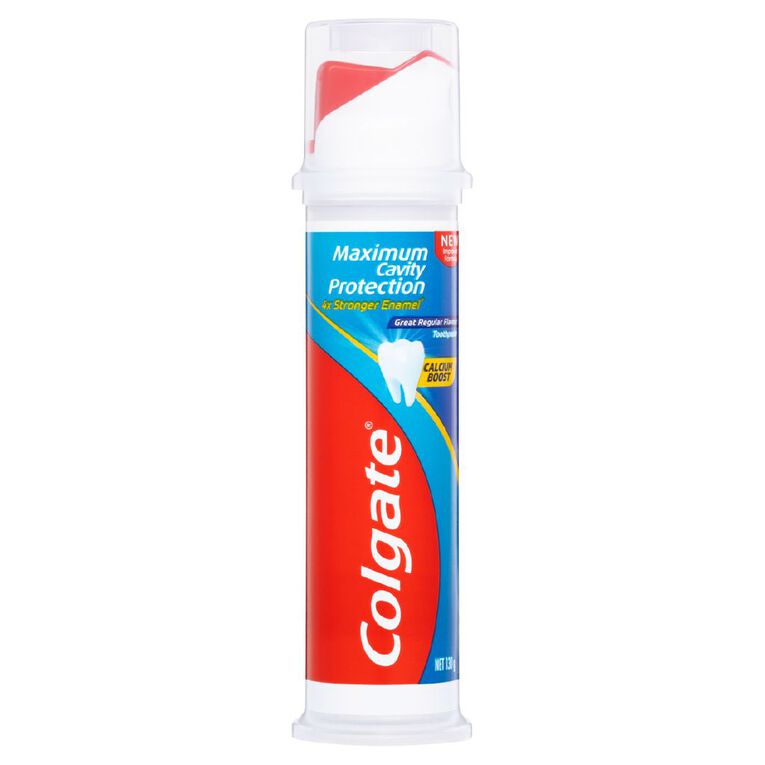 Colgate Great Regular Flavour Toothpaste Pump 130g, , hi-res